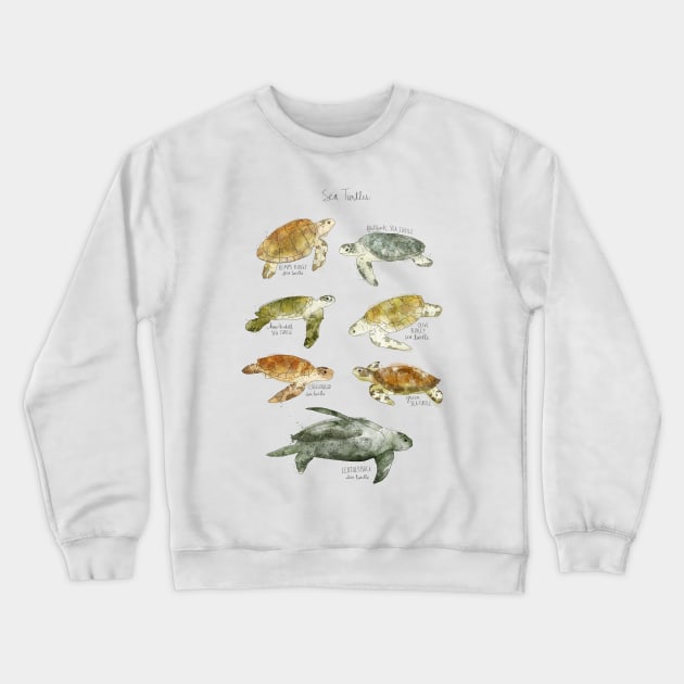 Sea Turtles Crewneck Sweatshirt by Amy Hamilton